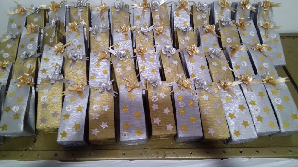 Presentes doados para as crianças para Natal de 2025